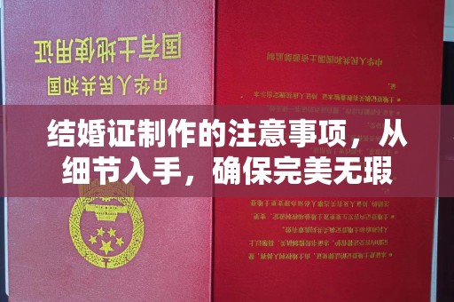 梨树县结婚证制作的注意事项，从细节入手，确保完美无瑕