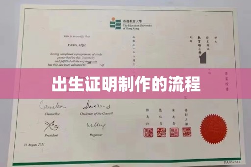 梨树县出生证明制作的流程