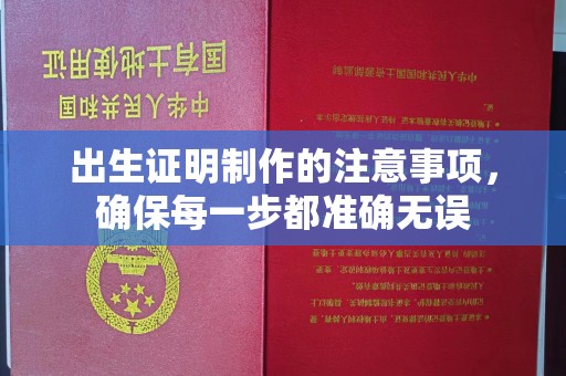 梨树县出生证明制作的注意事项，确保每一步都准确无误
