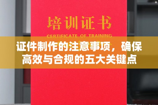 梨树县证件制作的注意事项，确保高效与合规的五大关键点