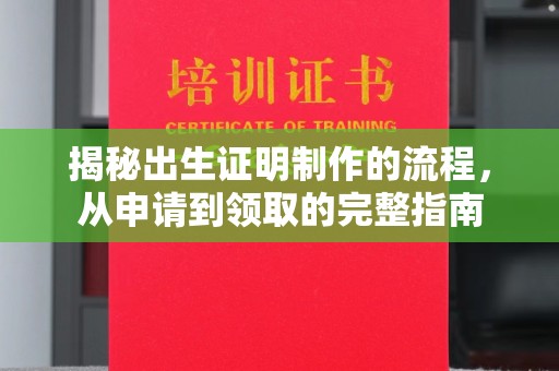 梨树县揭秘出生证明制作的流程，从申请到领取的完整指南