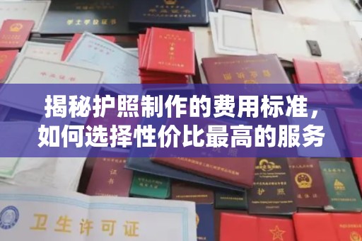 梨树县揭秘护照制作的费用标准，如何选择性价比最高的服务？