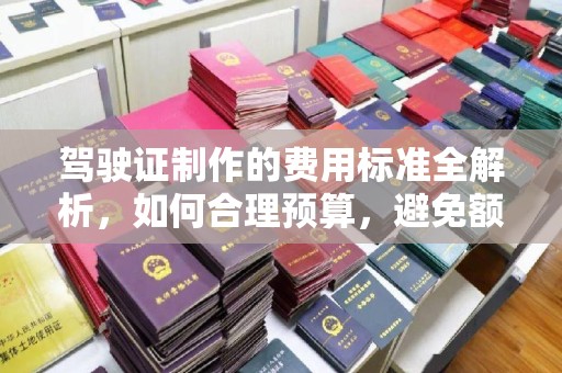 梨树县驾驶证制作的费用标准全解析，如何合理预算，避免额外支出